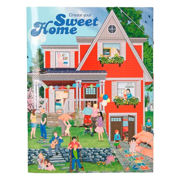 Create your Sweet Home klistermærkebog 045374