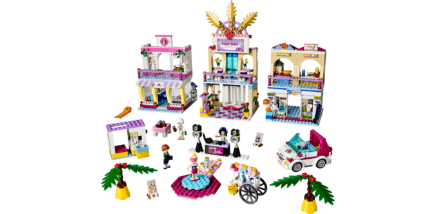 LEGO® Friends butikscenter. Hæng ud med dine LEGO® Friends butikscenter!