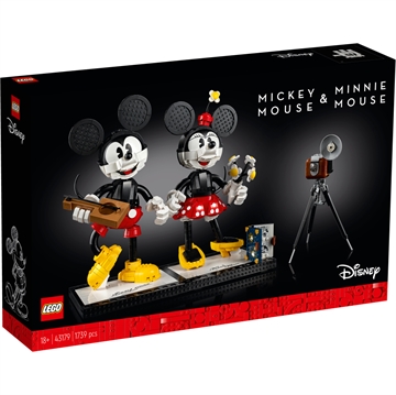 Bygbare Mickey Mouse og Minnie Mouse-figurer 43179