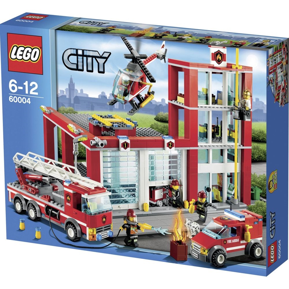 tyngdekraft lunge Berolige LEGO CITY Brandstation 60004