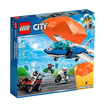 LEGO CITY Luftpolitiets faldskærmsanholdelse 60208