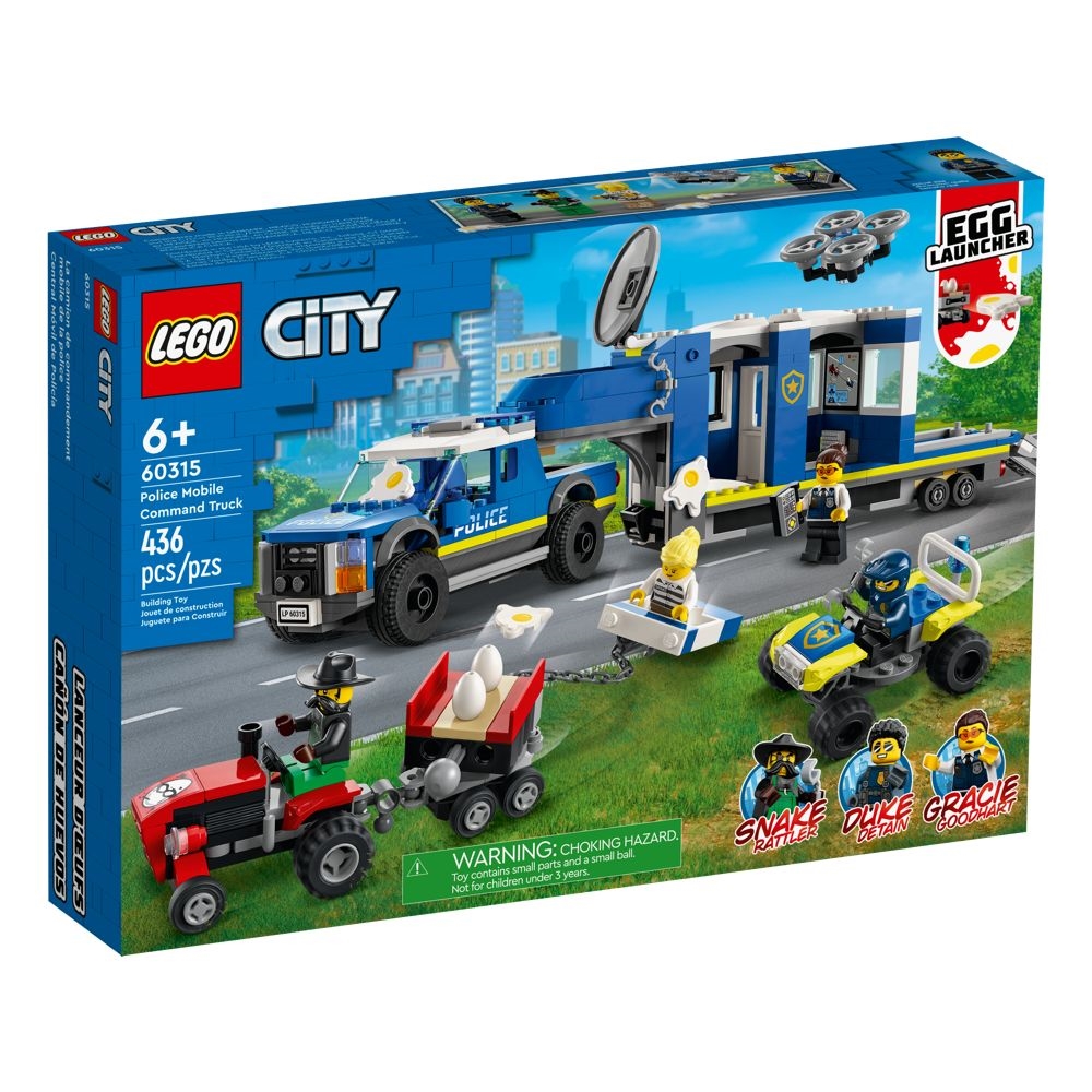tank Bemærkelsesværdig kalorie LEGO CITY Mobil politikommandocentral 60315