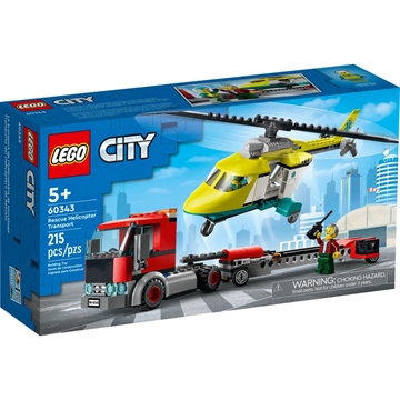 LEGO CITY Redningshelikopter-transporter 60343