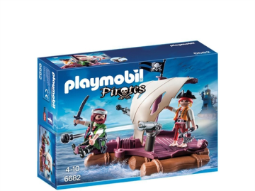 Playmobil 6682 - Pirat tømmerflåde