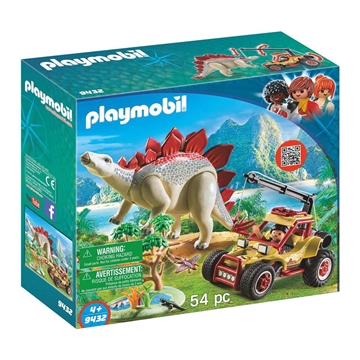 PLAYMOBIL Forskerbil med stogosaurus 9432