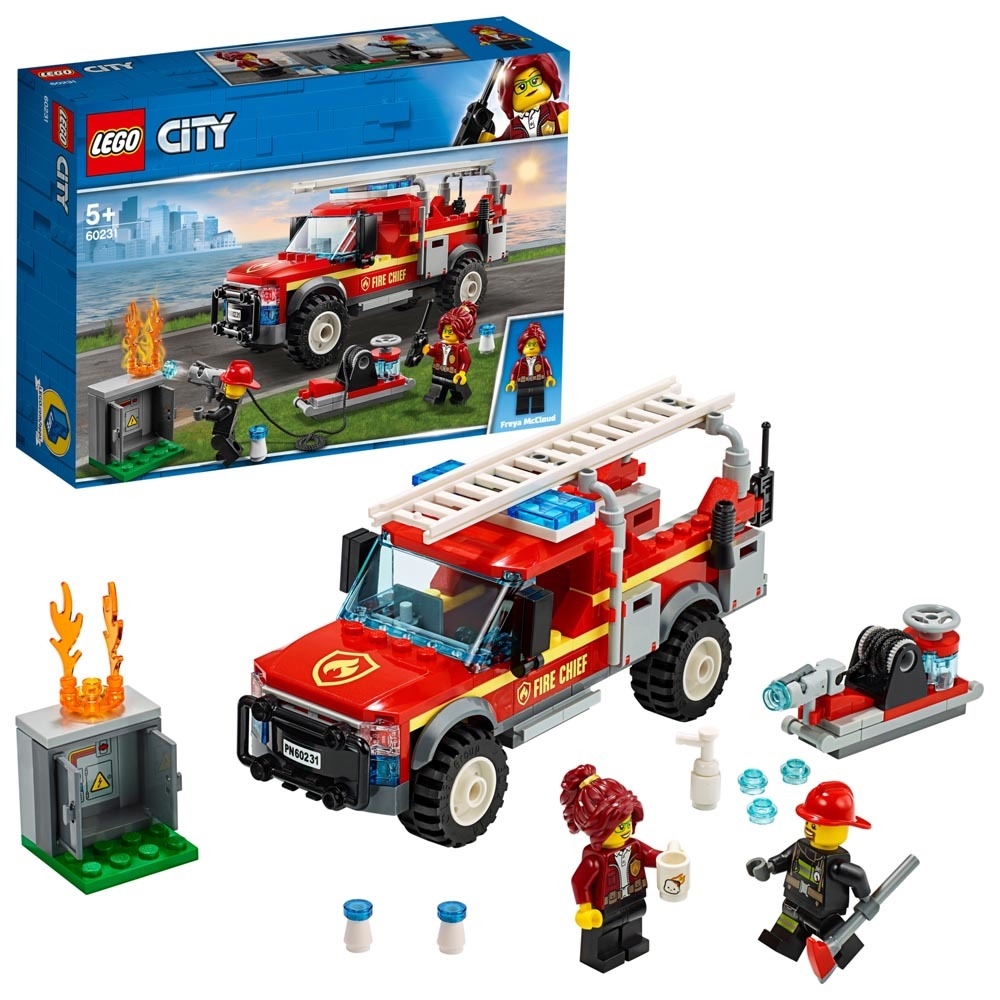 Indsprøjtning jeg er træt Muskuløs LEGO CITY Brandchefens pionervogn 60231