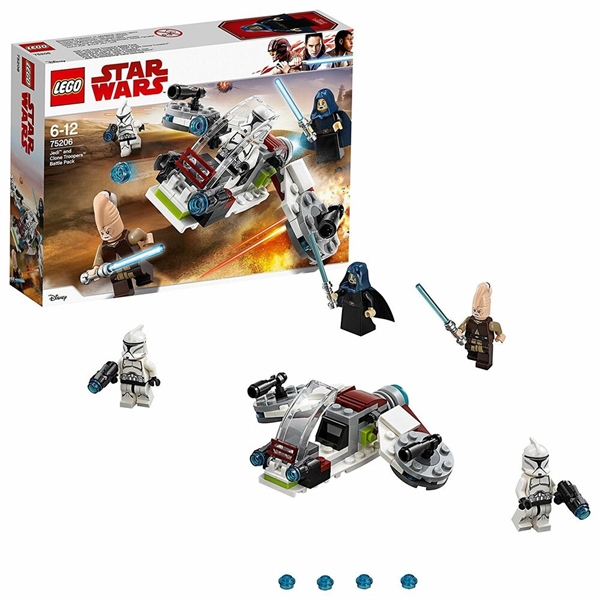 LEGO STARWARS Jedi-riddere og klonsoldater Battle Pack 75206